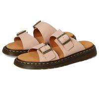 Pantolette DR. MARTENS "Josef", Damen, Gr. 38, rosa, Nubukleder, klassisch, Schuhe, Pantolette mit Plateausohle (46944961-38) rosa