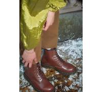 Dr. Martens - Vegan 1460 Brown Norfolk Flat & Brown Borg Fleece - Schuhe - Braun - EU 44 - Synthetic/Synthetic/Gummi Braun EU 44