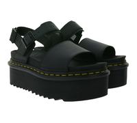 Dr. Martens Voss Quad Damen Plateau-Sandale alltagstaugliche Riemen-Sandalette 26725001 Schwarz 40
