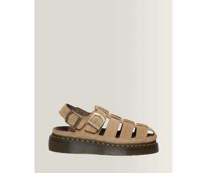 Dr. Martens Wrenlie Bronx Wildleder Fisherman Sandalen in Bräunen/Braun, Größe: 41