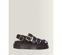 Dr. Martens Wrenlie Leder Fisherman Sandalen in Schwarz, Größe: 37