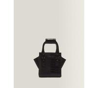 Dr. Martens Xsmall Croc Emboss Leder Tote Bag in Schwarz