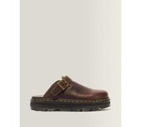 Dr. Martens Zebzag Crazy Horse Leder Mules in Braun, Größe: 47