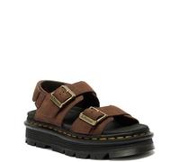 Dr. Martens Zebzag Nubuck Plateausandalen in Braun, Größe: 37