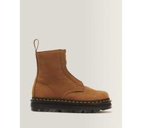 Dr. Martens Zebzag Laceless Slip On Nubuck Stiefel Mit Futter in Braun, Größe: 41