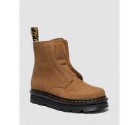Dr. Martens Zebzag Laceless Slip On Nubuck Stiefel Mit Futter in Braun, Größe: 45