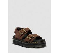 Dr. Martens Zebzag Nubuck Plateausandalen in Braun, Größe: 42