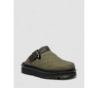 Dr. Martens Zebzag Quilted Canvas Plateau Mules in Grün, Größe: 42