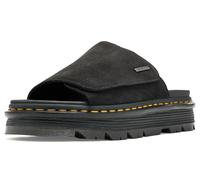 Dr. Martens Suède Zebzag Wildleder Plateau Slides in Schwarz, Größe: 40
