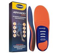 Dr. Scholl’s Advanced Schmerzfrei-Einlagen Herren Damen, robuste orthopädische Einlagen für Arbeitsschuhe & Stiefel, Plantarfasziitis & Fußgewölbestütze, stoßdämpfend, belastbar bis 150 kg, 43.5-44