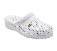 Scholl Unisex Clog Evo Schuh für Medizinisches Fachpersonal, Weiß, 46 EU