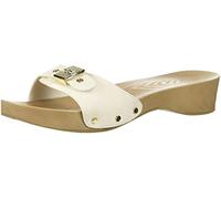 Dr. Scholl's Shoes Women's Classic Slide Sandal, Gardenia Snake Print, 9 M US