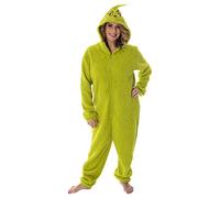 Dr. Seuss GRINCH Who Stole Christmas Matching Family Pajama Women Sherpa Union Suit XL