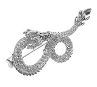 Drachenbrosche aus Kupfer für Damen, Elegante Anstecknadel