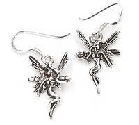 Drachensilber Damen Ohrringe Elfe Fee Engel Silber Ohrschmuck Elfen Ohrhänger 925 Silber Schmuck mystische Elfe Fee