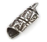 Drachensilber Runen Bartschmuck 925 Sterling Silber Wikinger Bartperle Haarperle Damen Herren Silberperle magischer Haarschmuck Dreadlocks