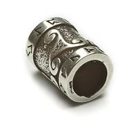 Drachensilber Wikinger Bartschmuck Triskel Bartperle 925 Silber keltischer Schmuck ausgefallener Haarschmuck Männer Damen