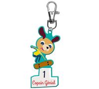 Draeger Paris - Schlüsselanhänger für Kinder - genialer Freund, 12x3,4cm, Kunststoff, Kein Edelstein