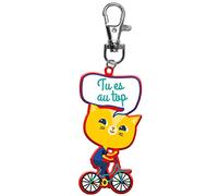 Draeger Paris Schlüsselanhänger für Kinder, Motiv: Du bist au Top, 12x3,4cm, Kunststoff, Kein Edelstein
