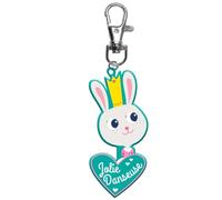 Draeger Paris - Schlüsselanhänger für Kinder - süße Tänzerin, 12x3,4cm, Kunststoff, Kein Edelstein