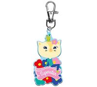 Draeger Paris - Schlüsselanhänger für Kinder - Superstar, 12x3,4cm, Kunststoff, Kein Edelstein