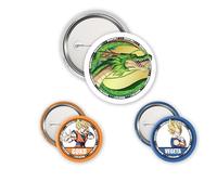 DRAGON BALL - Badge Pack - DBZ/Goku, Vegeta & Shenron
