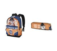 Dragon Ball Kamehameha Fan 2.0 HS Rucksack + Quadratischer-Federmäppchen