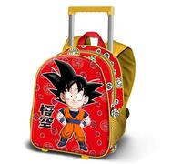 Dragon Ball Kintoun-Kleiner Rucksack mit Rädern, Rot, 26 x 34 cm, Kapazität 12,5 L