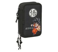 Dragon Ball Schulmäppchen mit 37 Utensilien, Federmäppchen für Kinder, ideal für Kinder von 5 bis 14 Jahren, bequem und vielseitig, Qualität und Widerstandsfähigkeit, 12,5 x 5,5 x 19,5 cm