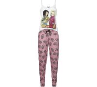 Dragon Ball Super - Android Pair Schlafanzug weiß rosa in XL