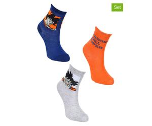 Dragon Ball Z 3er-Set: Socken "Dragon Ball Super" in Bunt - Größe 23-26 | Kinder Socken Strumpfhosen