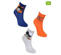 Dragon Ball Z 3er-Set: Socken "Dragon Ball Super" in Bunt - Größe 27-30 | Kinder Socken Strumpfhosen