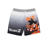 Dragon Ball Z Badeshorts für Jungen | Kinder Teens Goku Charakter Krieger Symbol Schwimmhose Badehose mit Kordelzug Bund | Zeichentrickserie Bademode