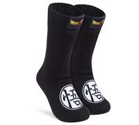 Dragon Ball Z Dragonball Antirutschsocken Kinder Jungen, Dicke Socken Kinder und Teenager mit Spaßmotiven Gr. 36-40 - Anime Socken für Jungen (Schwarz)