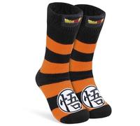 Dragon Ball Z Dragonball Antirutschsocken Kinder Jungen, Dicke Socken Kinder und Teenager mit Spaßmotiven Gr. 36-40 - Anime Socken für Jungen (Schwarz/Orange)