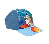 Dragon Ball Z Hut für Jungen, Baseball Kappe, Super Saiyan Design, Sommermütze, Geschenk für Jungen, Verstellbare Hut | Dunkelblau