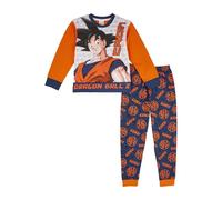 Dragon Ball Z Jungen-Pyjamas, Goku-Schlafanzug für Jungen, Anime-Merchandise, offizielle Kleidung, Orange, 13-14 Years