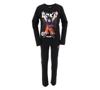 Dragon Ball Z Pyjama "Drangonball Z" in Schwarz - Größe 152 | Kinder Waesche