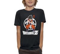 Dragon Ball Z Sangoku DBZ T-Shirt - Kamehameha - Offiziell Lizenziertes Produkt - Kind - Größe 12 Jahre - Schwarz