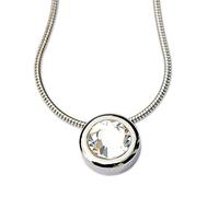 Dragon Eye Miore White Diamond Schmuck Set Energetix 4you 459 Swarovski Solitaire Magnet Kettenanhänger plus Magnetix 1788 Schlangenkette