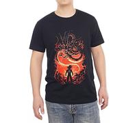 Dragon Son Goku Ball Saiyan Kakarot Shenlong Drachen Super Saiyajin Master Roshi Japanisch Manga 100% Baumwolle Anime Men's T-Shirt（Schwarz,S