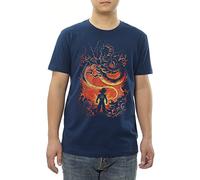 Dragon Son Goku Ball Saiyan Kakarot Shenlong Drachen Super Saiyajin Master Roshi Japanisch Manga 100% Baumwolle Anime Men's T-Shirt（Marineblau,XXL