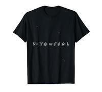 Drake Gleichung Astronomie Astrophysik Preisgünstiges Grafik-T-Shirt, Herren, Schwarz, XL