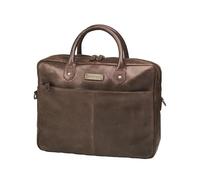 DRAKENSBERG Aktentasche Herren Leder 'Hugo' hochwertige 16" Laptoptasche für Business und Reise | 10L, Dunkel-Braun, DR00341