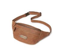 DRAKENSBERG Leder Bauchtasche 'Mel' für Damen und Herren - Hüfttasche und Gürteltasche im Vintage-Design, 2L - Havanna-Braun, DR00309