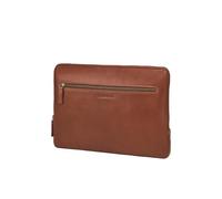 DRAKENSBERG Leder Laptophülle 'Alessio' 14 Zoll Sleeve für MacBook Pro, universal für alle 14" & 13.3" Notebooks, hochwertig - Kastanien-Braun, DR00513
