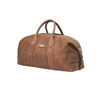 DRAKENSBERG Leder Weekender 'David' (55cm) Reisetasche Herren Damen, Vintage Design, erweiterbar | 45L, Havanna-Braun, DR00306-M
