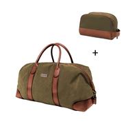 DRAKENSBERG Set/2 Weekender »David« (60) & Kulturbeutel »Glen« - Oliv-Grün