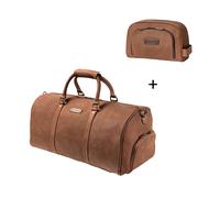 Set/2 Weekender »Finn« & Kulturbeutel »Ben« - Havanna-Braun