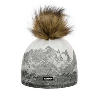 Draw Lux Crystal Mountain Mütze by Eisbär grau One Size